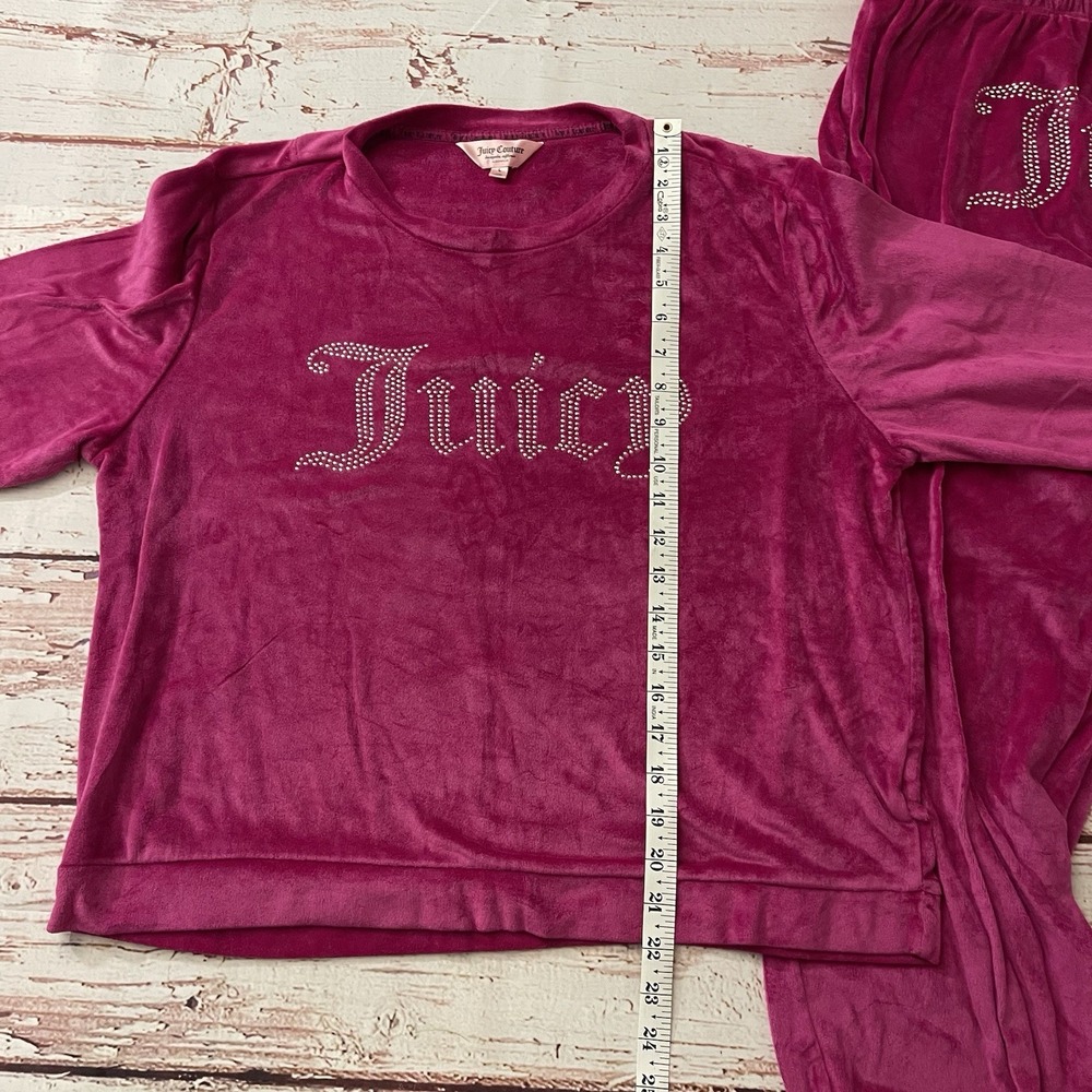 Juicy Couture Sleepwear Color Red Corvette Set Size Large Women's - Picture 5 of 12